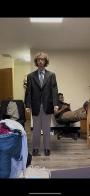 De Colección Yves Saint Laurent YSL Negro Lana Blazer Deporte Abrigo Traje Chaqueta Para Hombres 50R Foto 1 de 4