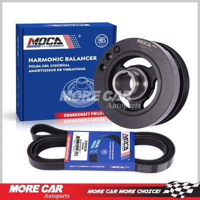 Equilibrador armónico con correa serpentina para Dodge serie B Ram 1500 2500 3500 5,9 L Foto 1 de 4