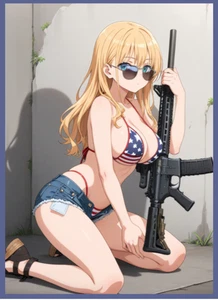 AR-15 - Anime Style Sleeves - 65 Stück - Standardgröße - Bild 1 von 5