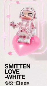 POP MART MEGA SPACE MOLLY 100% Anniversary 4 *CONFIRMED* - SMITTEN LOVE-WHITE - Picture 1 of 4