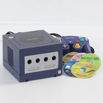 Gamecube Violet Console System DOL-001JP For Japan Game CD FREE SHIP DN1124419 - Image 1 of 4