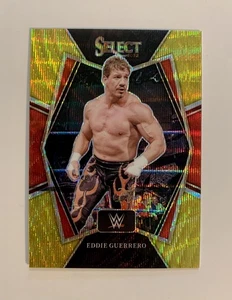 2022 Panini Select WWE Eddie Guerrero #/10 Gold Wave Prizm SSP SP 191 Parallel - Picture 1 of 2