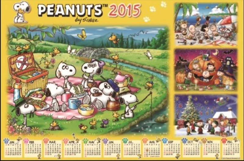 1000 Piezas Rompecabezas Peanuts/Snoopy 2015 Peanuts Calendario Época 11-510 50 7 Foto 1 de 1