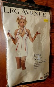 Leg Avenue Kopf Krankenschwester Halloween Kostüm Damen M/L Style #83050 - Bild 1 von 2