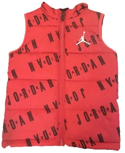 Nike Air Jordan 4T Puffer Red Vest Sleeveless Jacket - Picture 1 of 5
