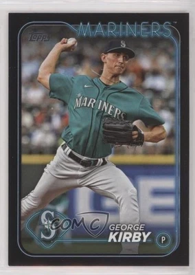 2024 Topps Series 1 Black /73 George Kirby #75 - Image 1 of 2