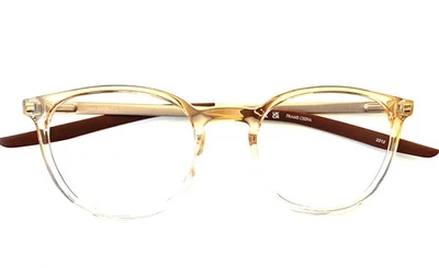 Monturas para gafas Nike 7280 616 naranja claro desvanecimiento dorado borde completo redondo 50-20-145 Foto 1 de 3