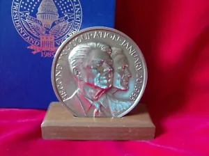 Vintage 1985 Official Bronze Medal President Ronald Reagan Second Inauguration - Picture 1 of 8