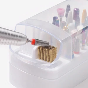 30 Holes Nail Drill Bits Holder for Acrylic Nail Drill Bits Storage Nail Tools W - Bild 1 von 9