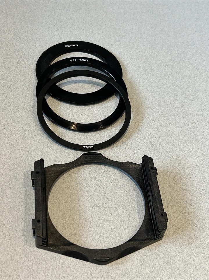 Cokin A System Filter Holder With 77mm 72mm 62mm Ring And Lens Cap * Excellent - Image 1 of 1