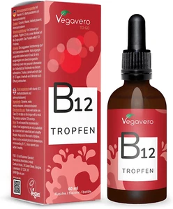 Vitamina B12 Gocce | 60 Ml | Metilcobalamina & Adenosilcobalamina (4:1) | Integr - Foto 1 di 12