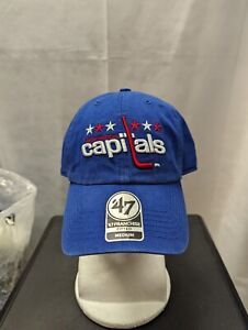 NWS Washington Capitals '47 Franchise Fitted Hat M Vintage Hockey NHL