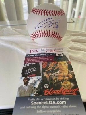 GLEYBER TORRES NEW YORK YANKEES SIGNED ROMLB w JSA COA - Image 1 of 2