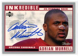 1999 Upper Deck Retro Inkredible Adrian Murrell Auto Arizona Cardinals #AM