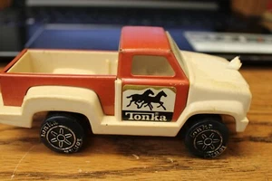 Vintage 1979 Tonka Pick-up Truck - weiß/rot 2-türig 4x4 Truck - Hong Kong - Bild 1 von 10