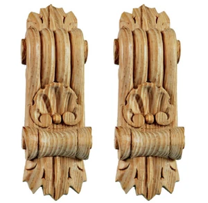 Holzmöbel Applikation Klammern mit Schale & Blatt, Lackqualität in Kiefer, PG596 - Bild 1 von 6