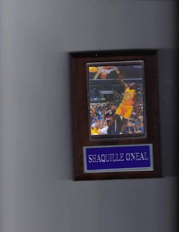 SHAQUILLE O'NEAL PLAQUE LOS ANGELES LAKERS LA BASKETBALL NBA SHAQ Cover
