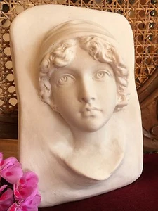 Stucco - wunderschönes Stuck Relief " Dame BR2 " 25 x 18 cm  aus Stuckgips  - Bild 1 von 6