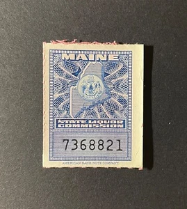 Maine State Revenue - Liquor Tax #LS4 - sound - MNH - ME - Picture 1 of 1