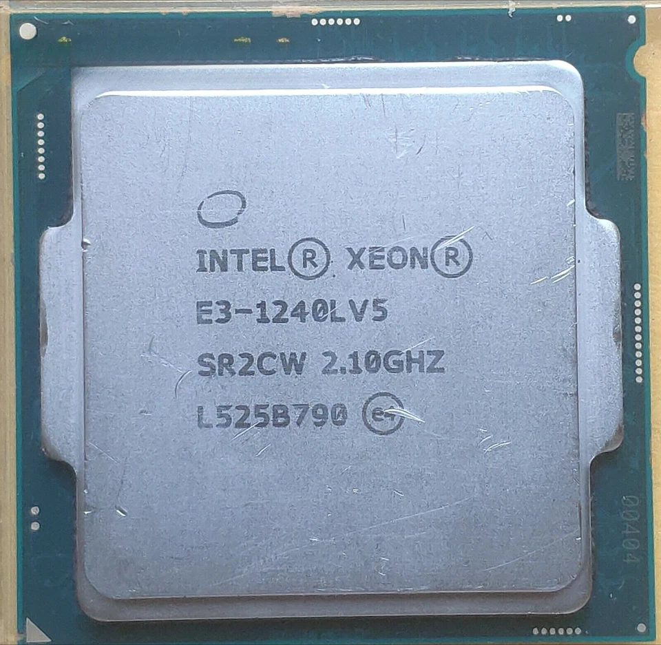 Intel Xeon E3-1240L V5 2.1GHz LGA 1151 SR2CW 25W 4Core Cach Server Processor - Image 1 of 1