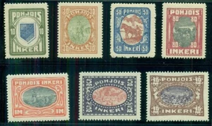 NORTH INGERMANLAND #8-14 Juego completo, og, NH, VF, Scott $120.00 - Imagen 1 de 1