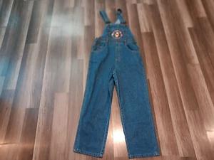 Winnie the pooh girls size 10 denim overalls blue color - Picture 1 of 19