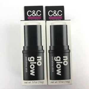 Lot 2 C&C no glow Anti-Shine Stick CLEAN & CLEAR Face Pore Reducer Oil Control - Picture 1 of 5