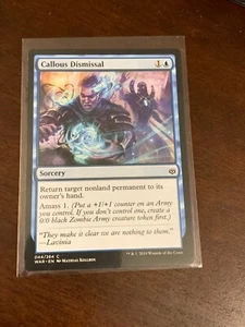 Magic the Gathering War of the Spark Callous Dismissal - Picture 1 of 2
