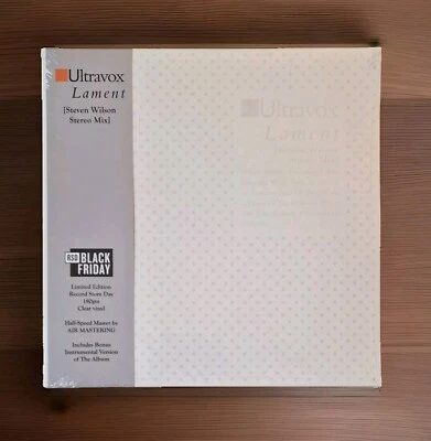Ultravox - Lament - RSD black Friday Clear Vinyl Limited  - Image 1 of 4
