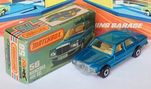 Matchbox Superfast 56c Mercedes 450SEL MINT in Very Near Mint Box - Picture 1 of 6