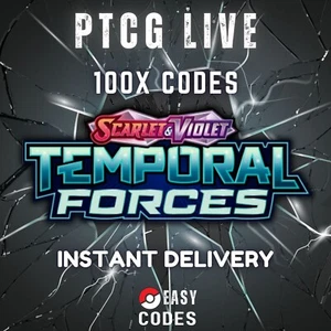 100 Temporal Forces Codes Booster Pokemon TCG Live Pack Instant delivery - Picture 1 of 1