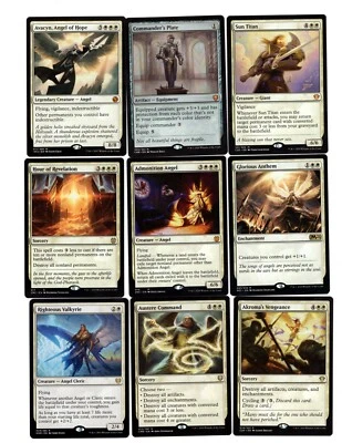 INDESTRUCTIBLE ANGELS-100 card MTG Deck-Commander-Magic the Gathering-Avacyn-RTP - Image 1 of 4