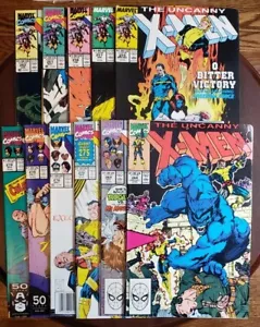 Uncanny X-Men Comic Lot Of 11 Books - Copper Age Chris Claremont Run - Picture 1 of 14