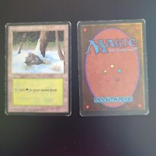 Snow Covered Forest Ice Age MTG Card # 373 Medium Play Or Better