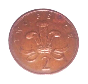 1989 Two 2 Pence Coin Elizabeth II 2nd used dug circulated foreign Please Read - Picture 1 of 3