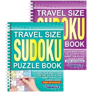 Travel Size Sudoku Book - Single Book - Puzzle Long Journey Quiz Adults Hard - Picture 1 of 7