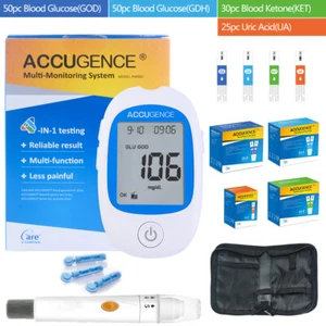 Kit medidor de cetonas en sangre de prueba rápida con tiras para monitor de cetonas cetogénicas - Imagen 1 de 13