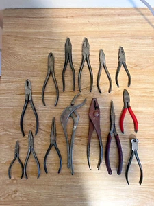 Rare Large Vintage Utica Tools Plier Lot Made in USA - Picture 1 of 16