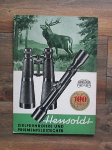 Hensoldt Wetzlar , Fernglas , Zielfernrohr, Prismenfernstecher , Reklame Schild - Bild 1 von 4