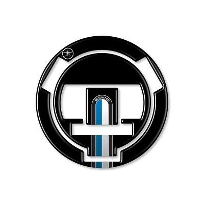 LABELBIKE ADESIVO 3D PROTEZIONE TAPPO SERBATOIO compatibile con moto BMW 2007-2025 NERO