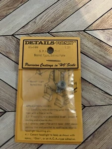 Details West -  SP Barrel-Type Headlight - Bolted Face HO Scale - HL 108 - Picture 1 of 2