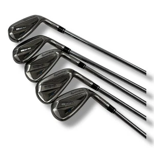 Used Taylormade Sim 2 Irons 6-P Lbs Steel Shafts Regular Flex - Picture 1 of 14