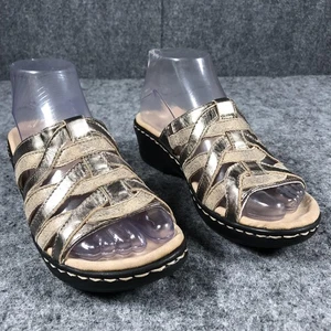 Scarpe Clarks Collection donna misura 6,5 sandali slide comodi zeppa - Foto 1 di 11