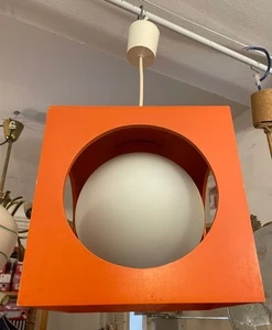 70er Jahre Vintage Design Deckenlampe Würfelleuchte Cube  Panton Space Leuchte - Bild 1 von 4