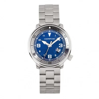 Reloj de campo Morphic para hombre con pantalla de fecha ampliada - azul - ¡Se vende por más de $360! Foto 1 de 4