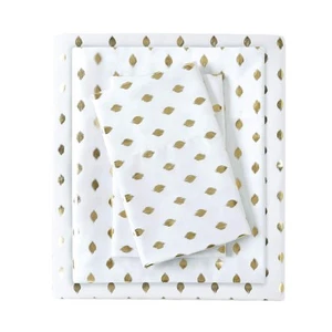 Microfiber Cozy Bed Sheet Set, Modern All Season Bedding & Pillowcases, Premi... - Picture 1 of 7