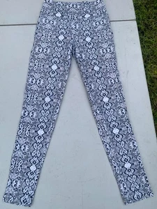 PRIMARK STRETCH SNAKESKIN PRINT JERSEY LEGGINGS XS UK6/8 - Picture 1 of 8