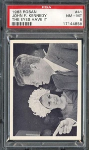 1963 ROSAN JOHN F. KENNEDY #41 THE EYES HAVE IT PSA 8 *DS14405 - Picture 1 of 2