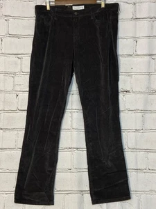 Calvin Klein & Co Corduroy Pants Women’s Size 16 Gray Straight Leg Stretch NWT - Picture 1 of 5
