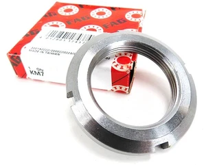 Tuerca de bloqueo de rodamiento ranurado FAG KM7 M35x1,5 52 mm OD DIN 981 NUEVA EN CAJA - Imagen 1 de 9